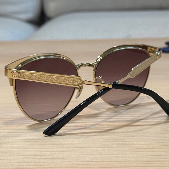 Gucci Sunglasses - Black & Gold main image 11